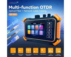 Multifunctionele Optische Fibertester – OTDR Tester – Glasvezel Meter – Kabel Tester – Ethernet Tester – 12-in-1 Functie – Event Map Foutlokalisatie