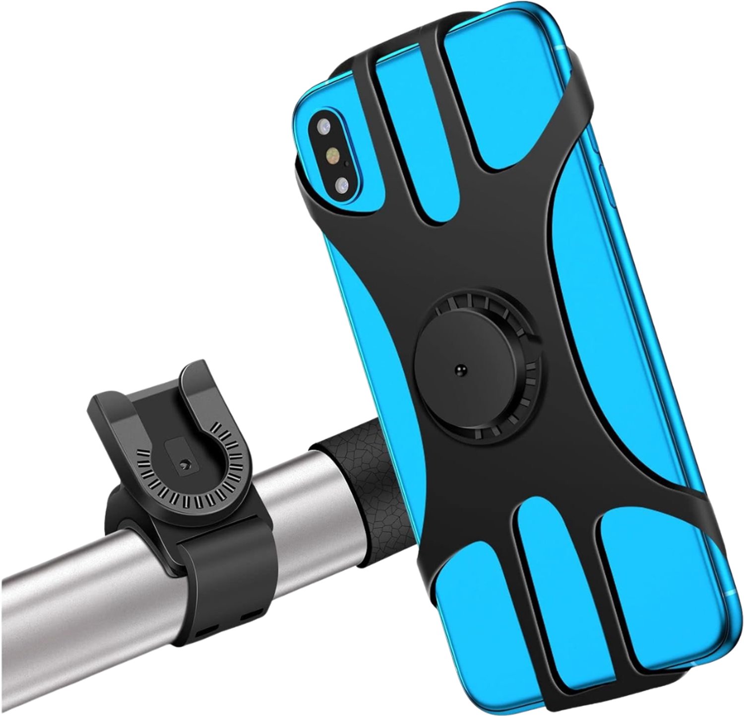 Verte - Fietstelefoonhouder - Universele - Siliconen - 360° Draaibare Mobiele Telefoonhouder - Voor Smartphones Van 4,5 Tot 7,0 Inch