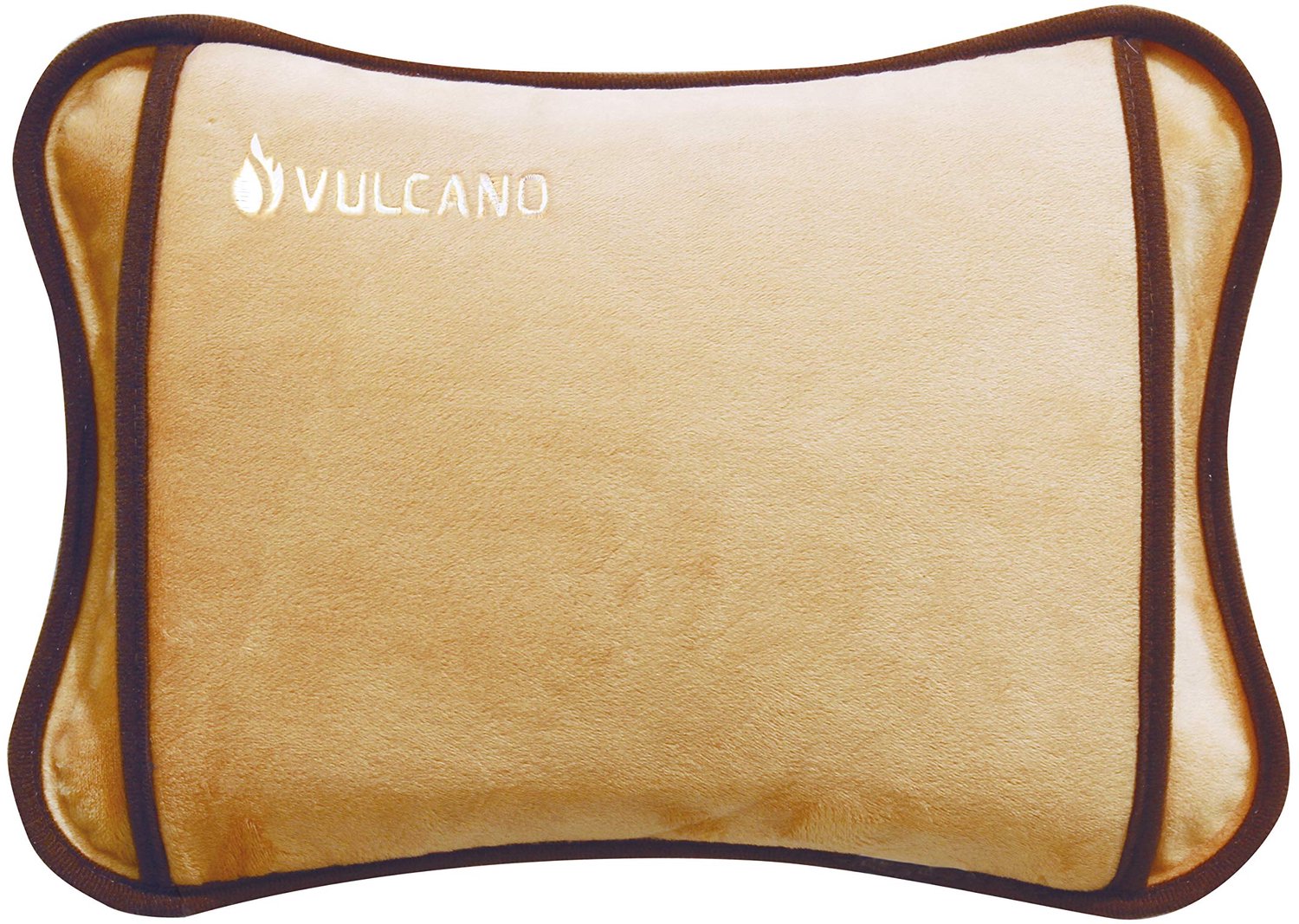 Warmwaterkruik 29 x 20 cm - Zachte Microvezel Hoes - Voor Spieren en Ontspanning - Bruin