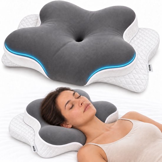 Maqi Living Memory Foam Hoofdkussen voor Nekklachten