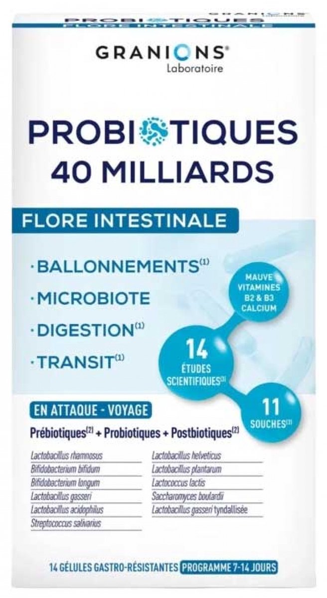 Granions Biotic supplements 40 Miljard Darmflora 40 Capsules