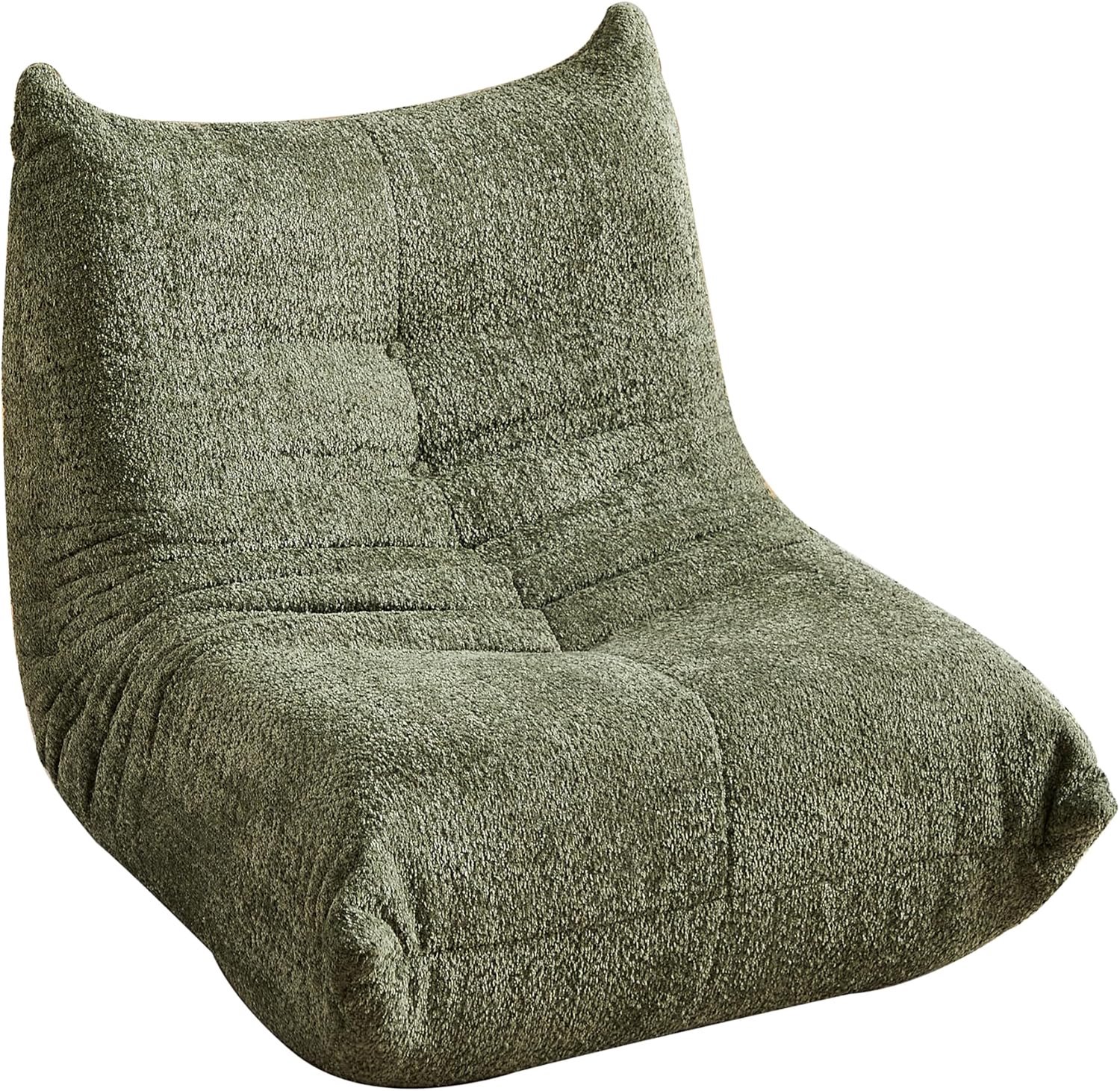 Muskel Chenille vloerbank groen, Togo 1-zits loungesofa