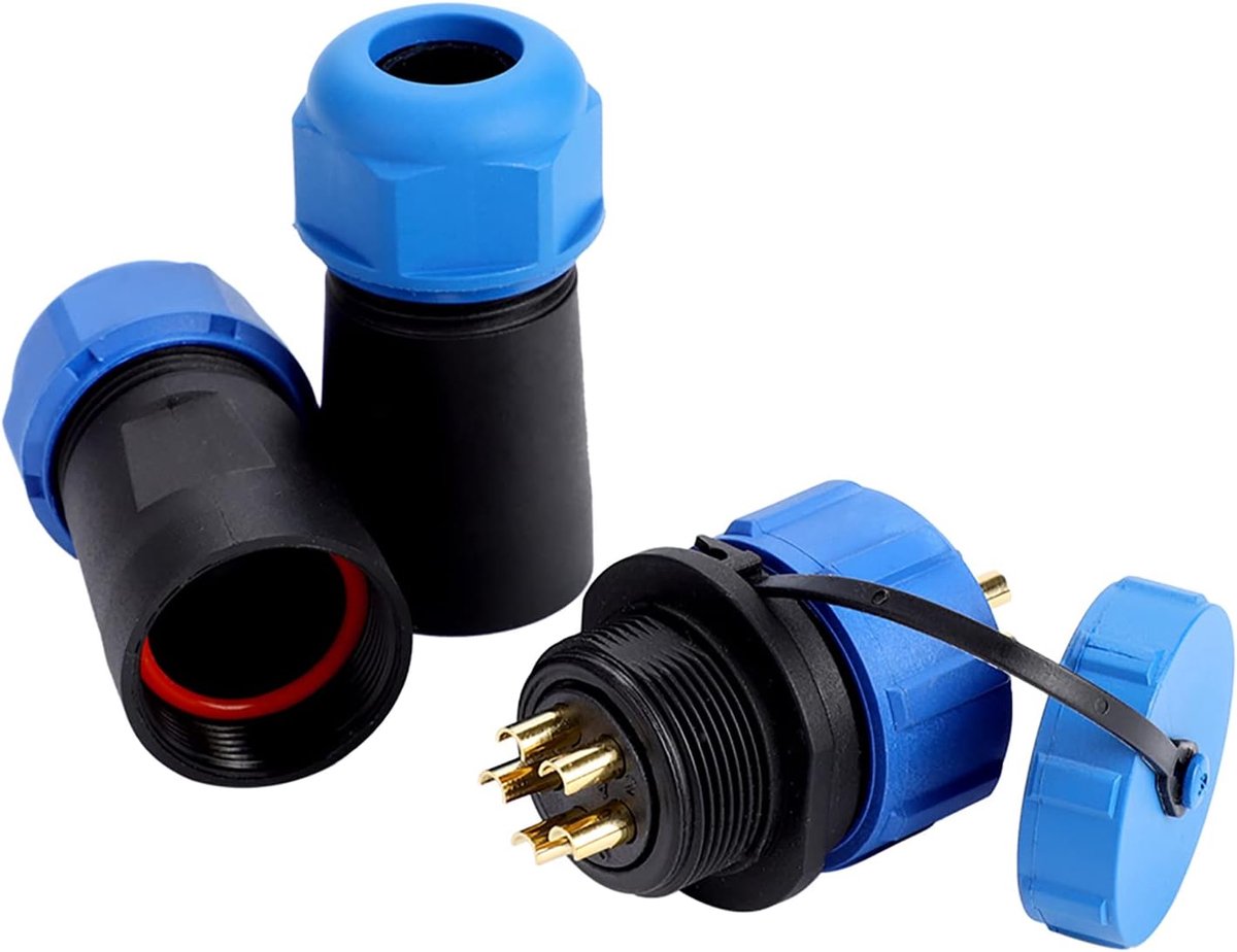 Aviation Plug Socket Cable Connector | Betrouwbare IP68 -prestaties voor Buitentoepassingen (5pin)