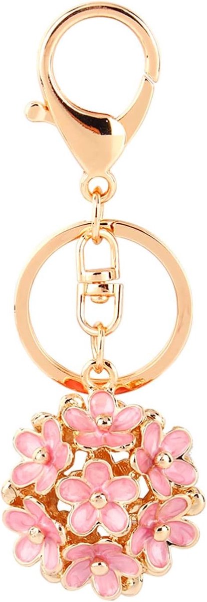 Dames Legering Auto Sleutelhanger Tas Tas Hanger, Trendy Charme Aanwezig Roze/rood/blauw/zwart/kleurrijk 10,5 Cm X 3,8 Cm
