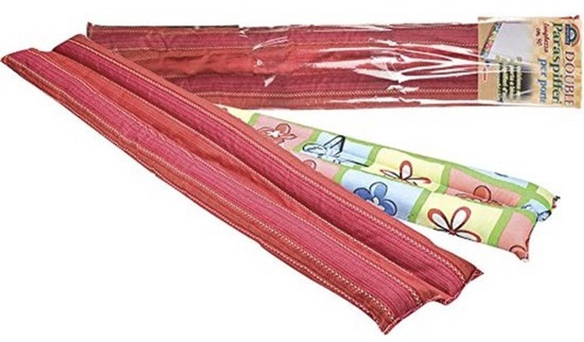 Katoenen tochtstopper - 90 cm - Dubbele isolatieoplossing - Voor deuren