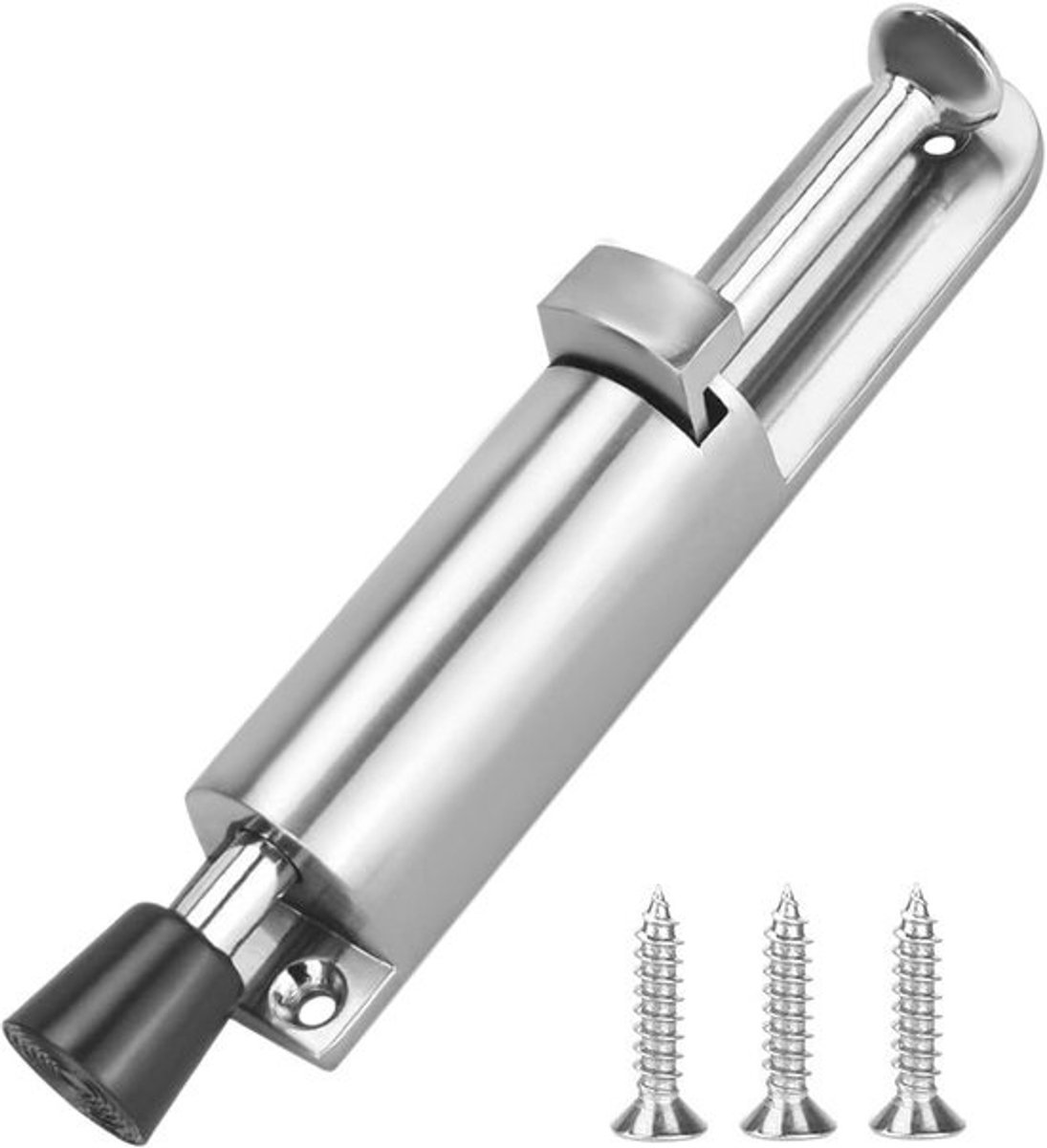 Verstelbare metalen deurstopper voor binnen- en buitendeuren