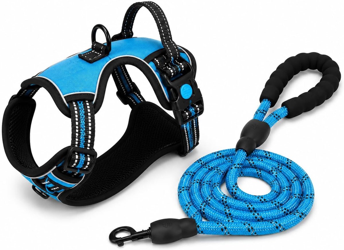 Hondenharnas met riem van 30-50 kg, verstelbaar