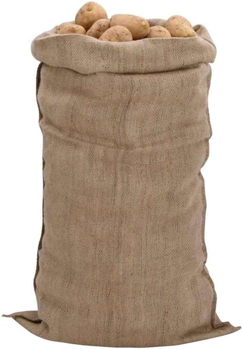 30 stuks jute zakken 65 x 135 cm - robuuste graanzakken voor opslag en als plantenbescherming voor huis en tuin