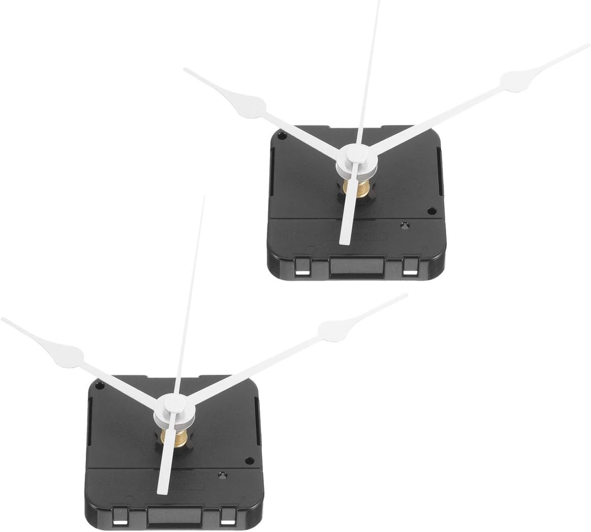 2 Stuks Geruisloze Quartz Pendulum Klokmechanisme Vervangingsset Met Wijzers Voor DIY Wandklok Reparatie Slingerklok Accuraat Mechanisch Uurwerk Kit