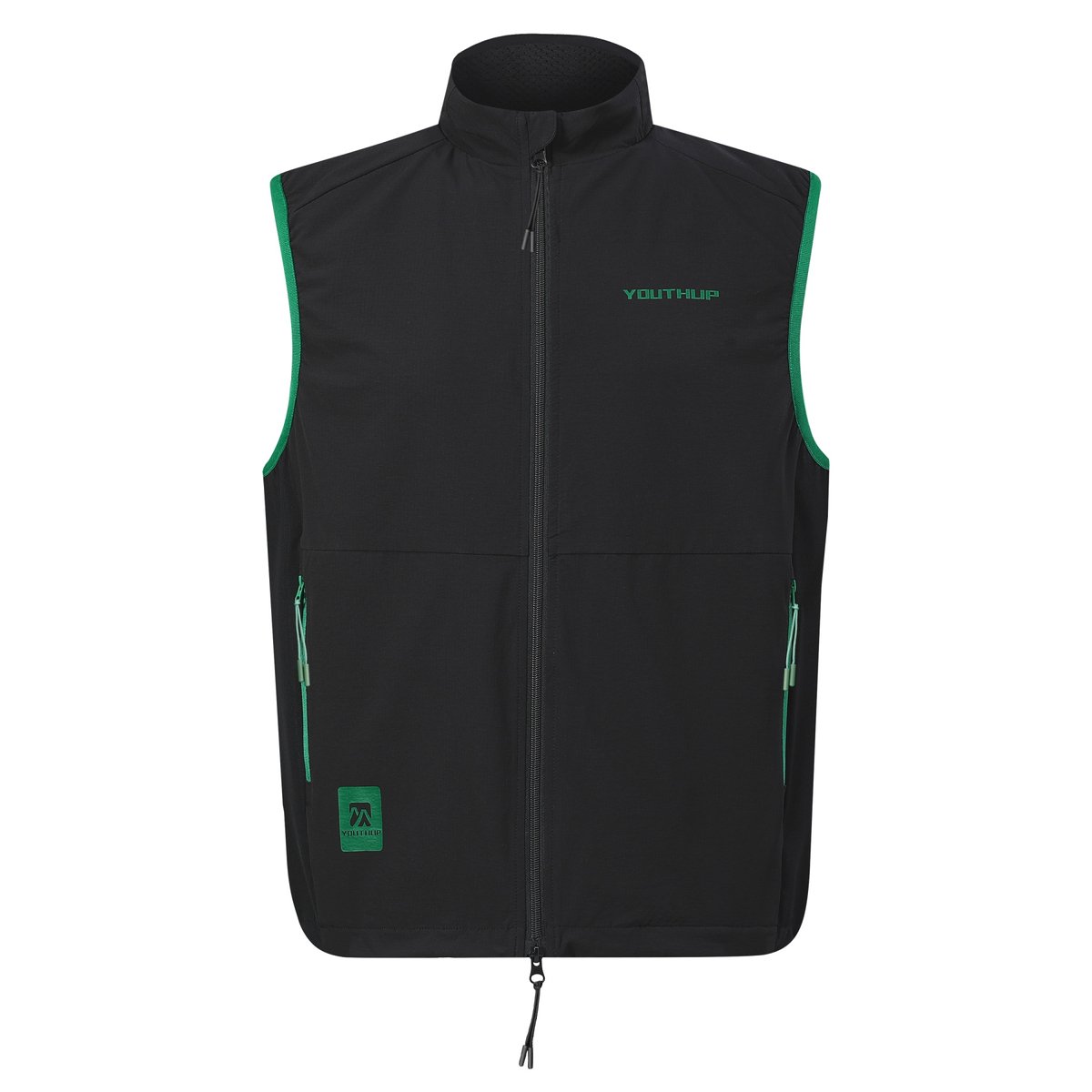 YOUTHUP Heren Outdoor Colourblock Bodywarmer Waterafstotend Warm 2XL Zwart