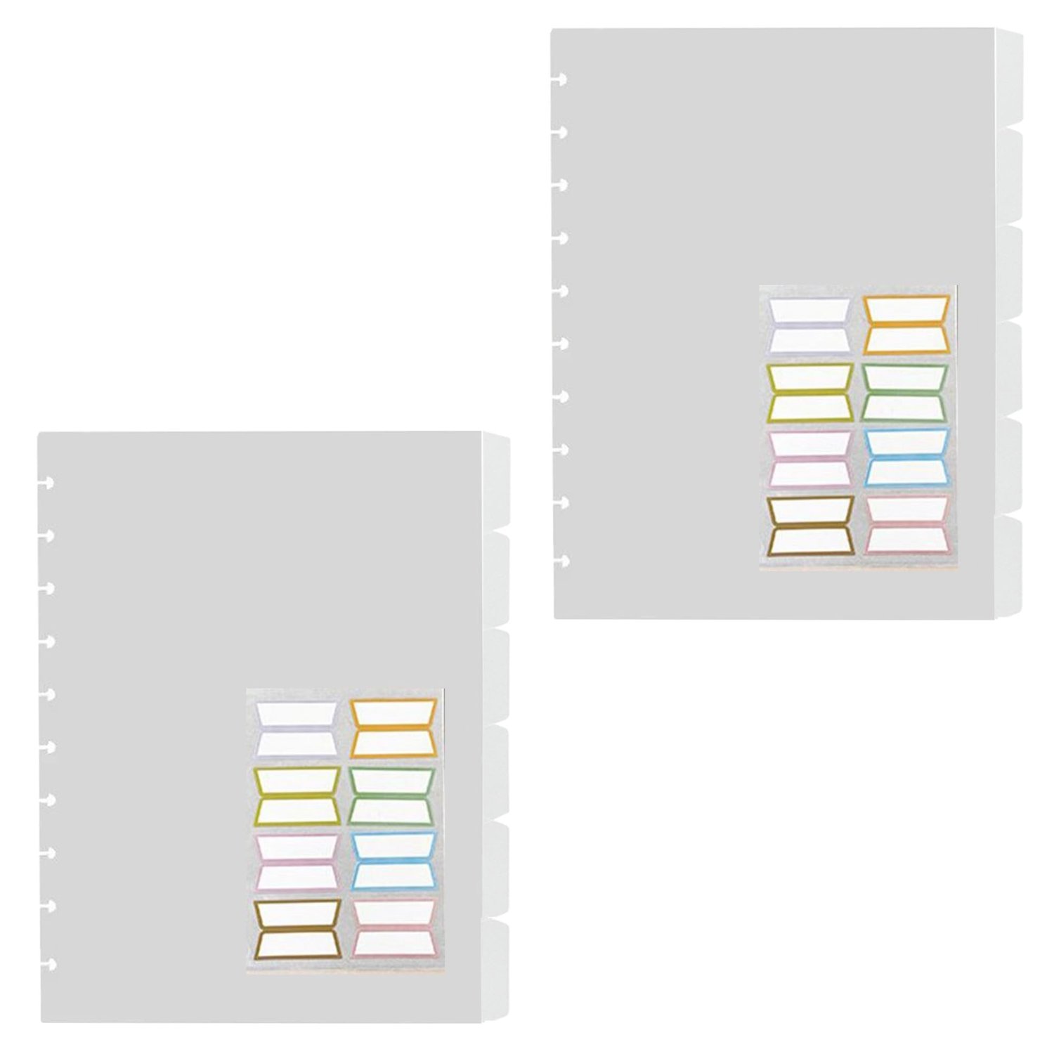B5 Notitieboek Planner met Discbound Tabs (2 Sets)