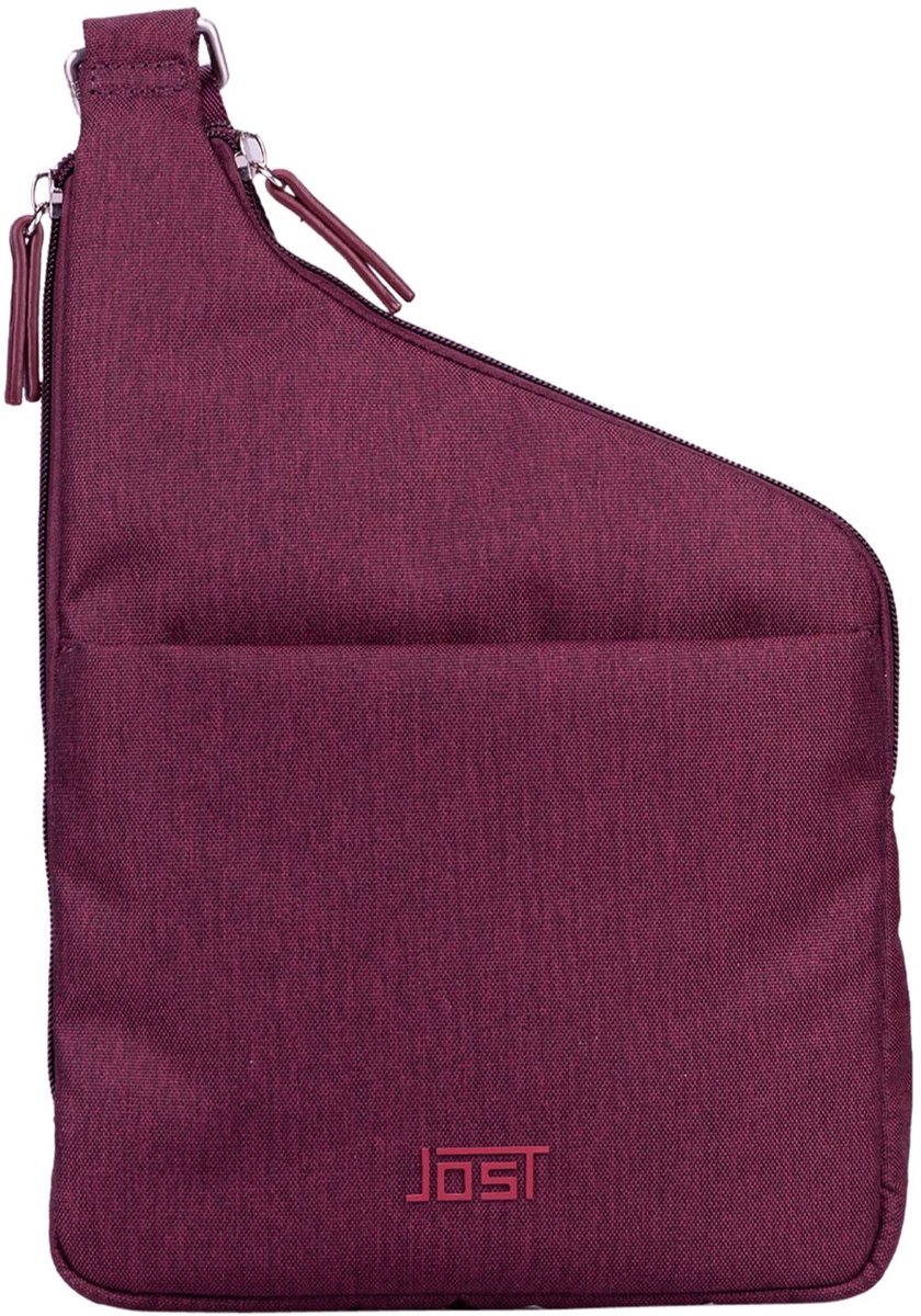 JOST schoudertas Bergen Crossbody Bag Burgundy wijnrood