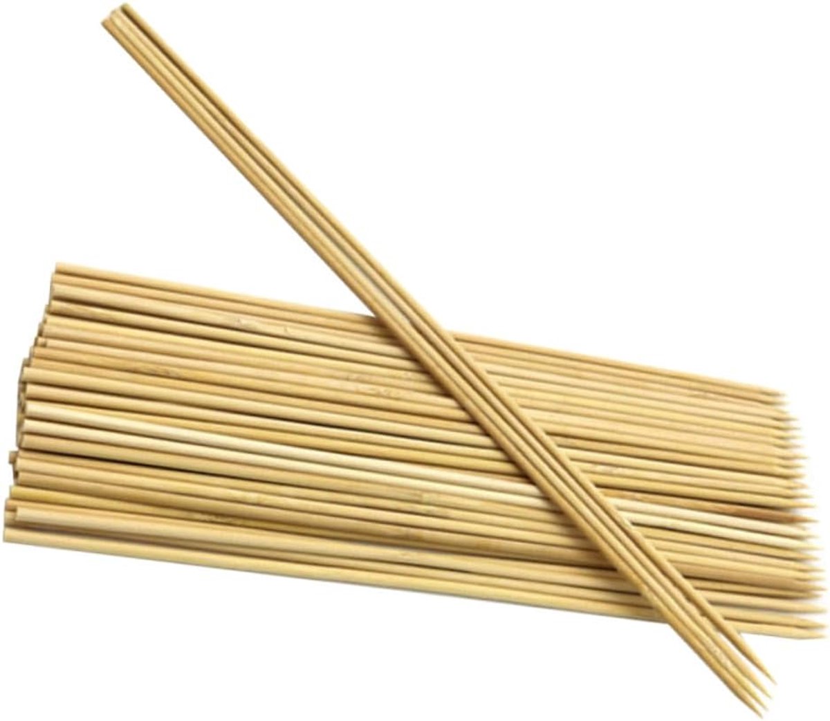 2 Pakketten Bamboe Sticks Roosteren Kebobs Kebab Spies Roerstokken Spiesjes Voor Grill Kebab Sticks