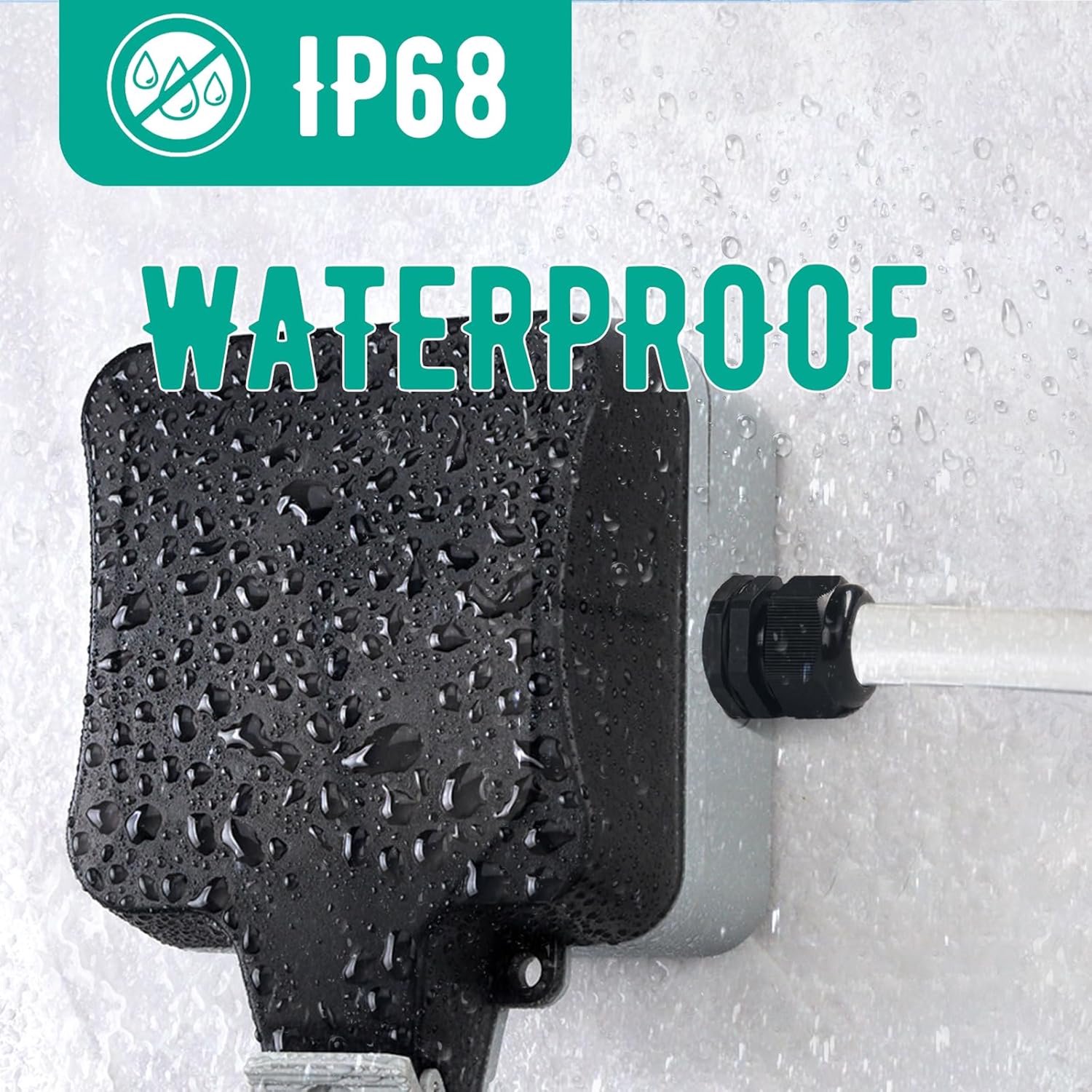 White Nylon Cable Gland - IP68 Waterproof Cable Connector for Electrical Enclosures, Junction Boxes, Outdoor - Cable Gland - Pack of 10 (M30)