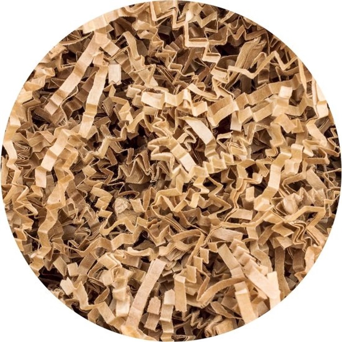 Gekreukt Papiervulling - Versnipperd Papier - Cadeaus Verpakken - 2 Pond - 1.22 kg - Bruin