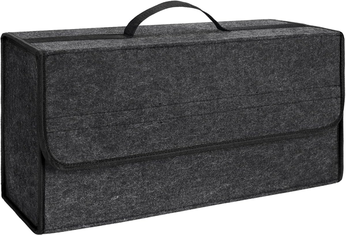 Kofferbaktas, 20 l, antislip, auto-organizer, gereedschapstas met deksel