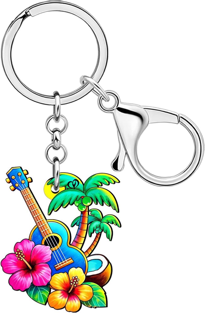 Beach Sleutelhanger, Hawaïaanse zomer, voor dames