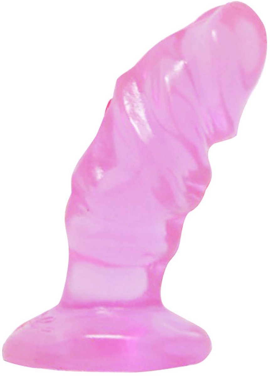 Unisex Anal Plug met Roze Zuignap