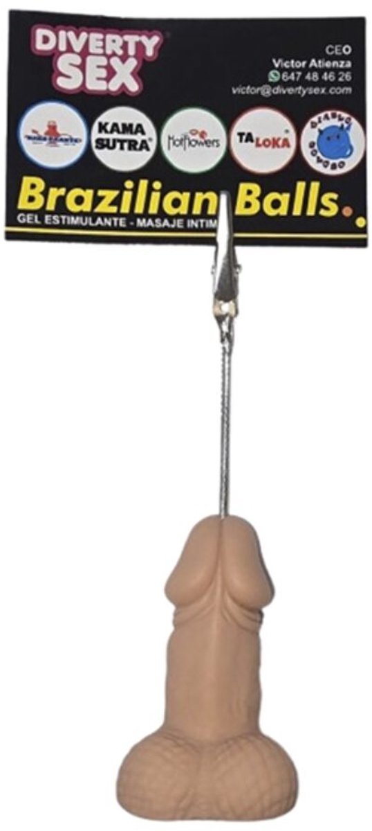 Penis Notitiehouder met Clip