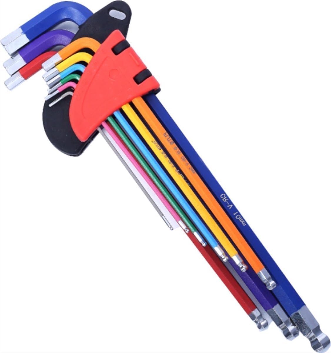 Inbussleutelset - Inbus sleutel set Key Set - Multicolor - Klussen - Gereedschap - Hex set - Tools - 9-delig
