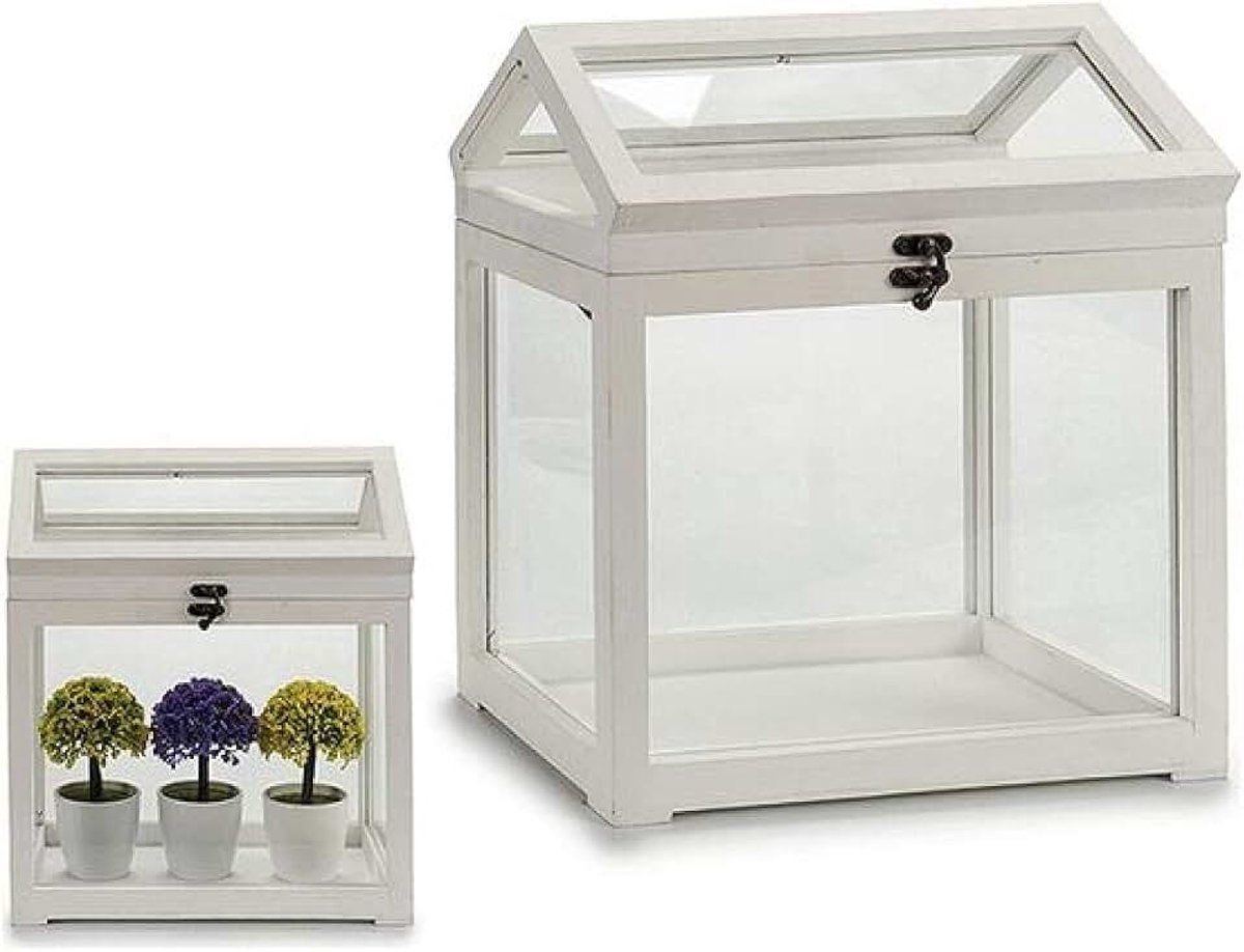 Gift Decor S3602208 broeikas, wit