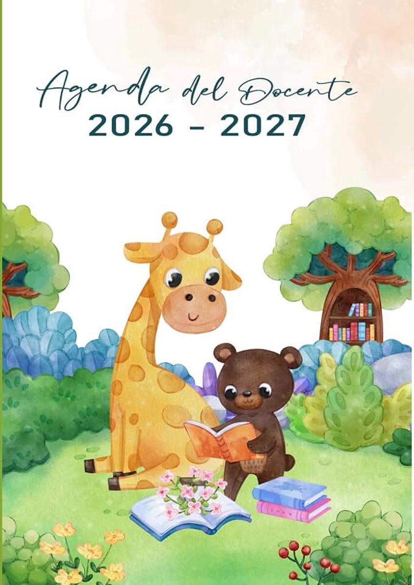 2026 2027 Agenda del Docente A4: Planner Settimanale e mensile da Settembre 2026 a Luglio 2027 - una settimana su due pagine - Formato Grande