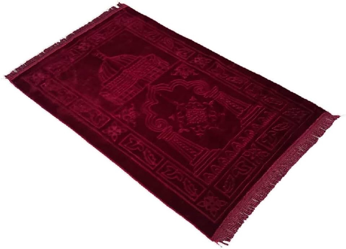 Betoverde kleding pluche rode islam comfortabel gebed tapijt