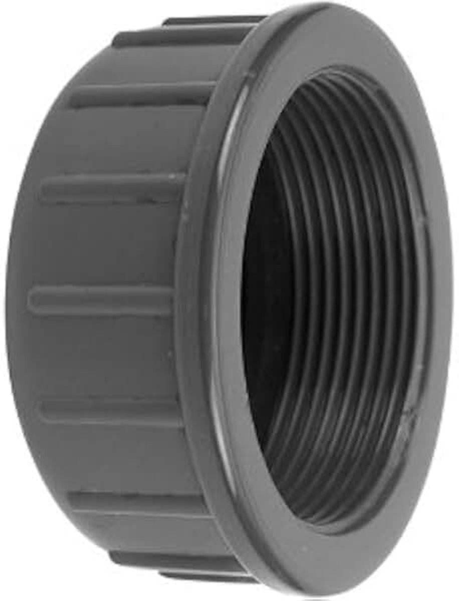 PVC schroefdraadkap G 11/2 inch