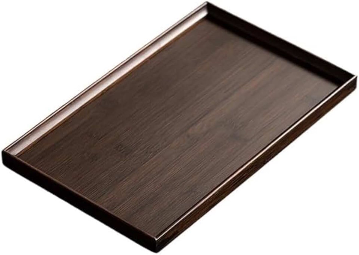 Organizer Tray Theeblad Houten dienblad Japans theeblad Groot en klein theeservies Retro opbergblad Theeblad for één persoon Keuken Decor(S)