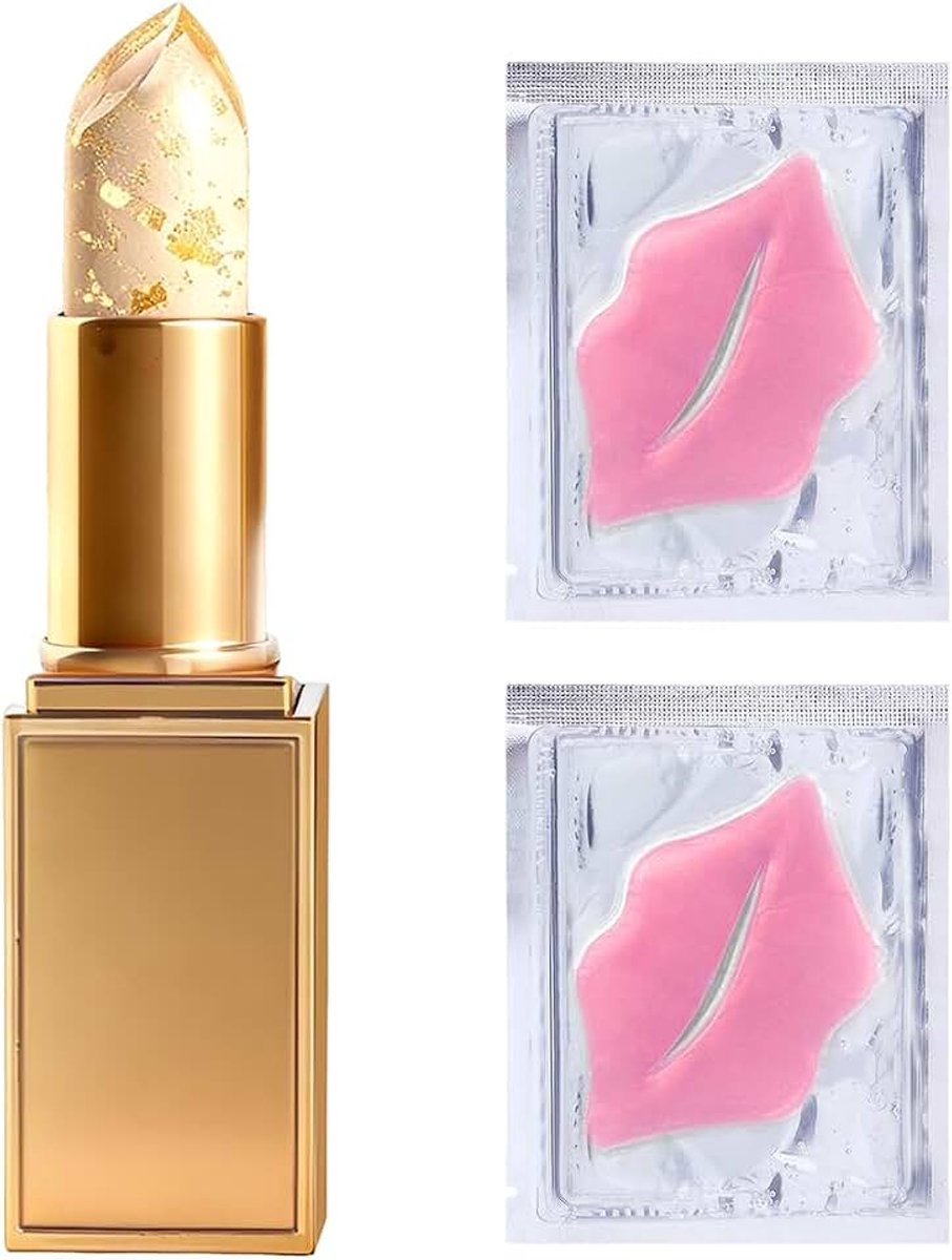 1 Unit kleurveranderende lippenstift met 24H langdurige hydraterende lippenbalsem, unieke en transparante kleur, cadeaus voor vrienden, lipmasker toevoegen