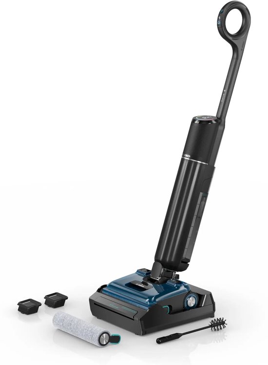 Bosch Serie 4 BHF61BM steelstofzuiger & elektrische bezem Verticale stofzuiger Batterij/Accu Droog en nat Zakloos Zwart, Blauw 4 Ah