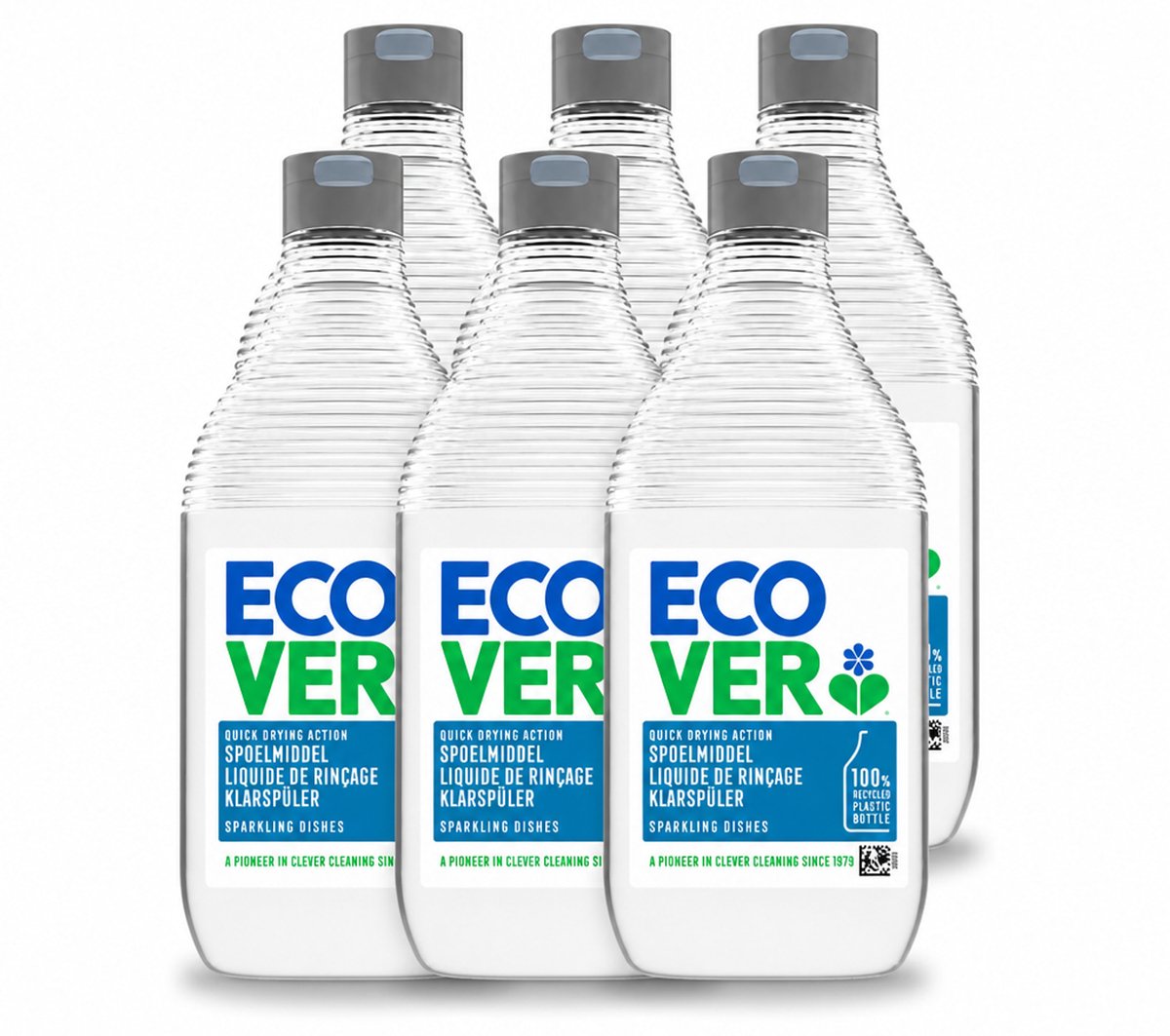 6 x Ecover - Spoelmiddel - 450 ml - Voordeelverpakking - 6 stuks