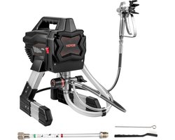 Hogedrukreinigerpistool, 650 W Stand Airless Verfspuit Elektrische Professionele Poedercoating Machine 1.1 L/min for Meubels Yard Muur spuiten