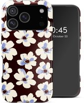 Selencia Hoesje - Geschikt voor Apple iPhone 18 Pro Max / 17 Pro Max - Backcover geschikt voor MagSafe - Choco Flower Pop