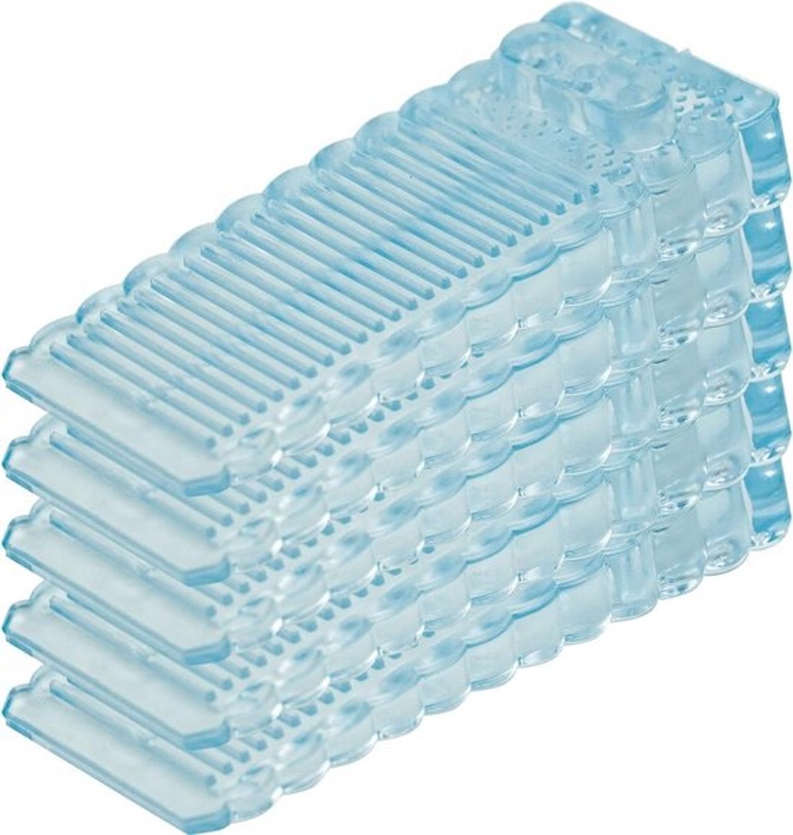 Doorzichtige Rubberen Deurstoppers, Antislip Siliconen Deurwiggen, Zware Wiggen voor Vloerterras - 5 Stuks