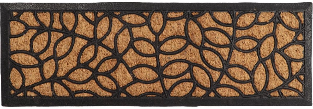 Luance Deurmat Kokos - bruin - kokos / rubber - rechthoek - 75 x 25 cm - deurmat - binnen / buiten