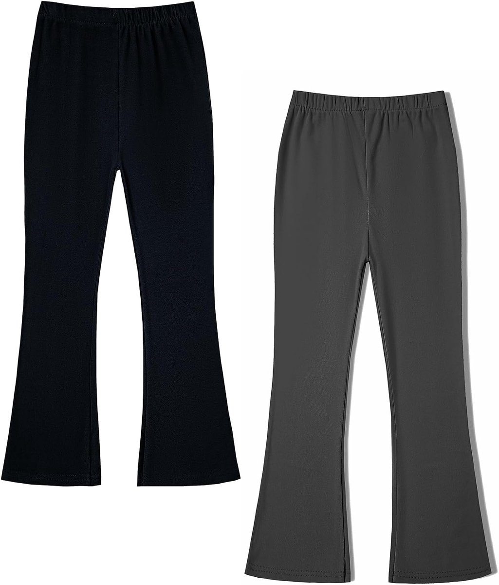 Leggings voor babymeisjes, fleece warme pull-on stretchleggings, voetloos, zachte klokband