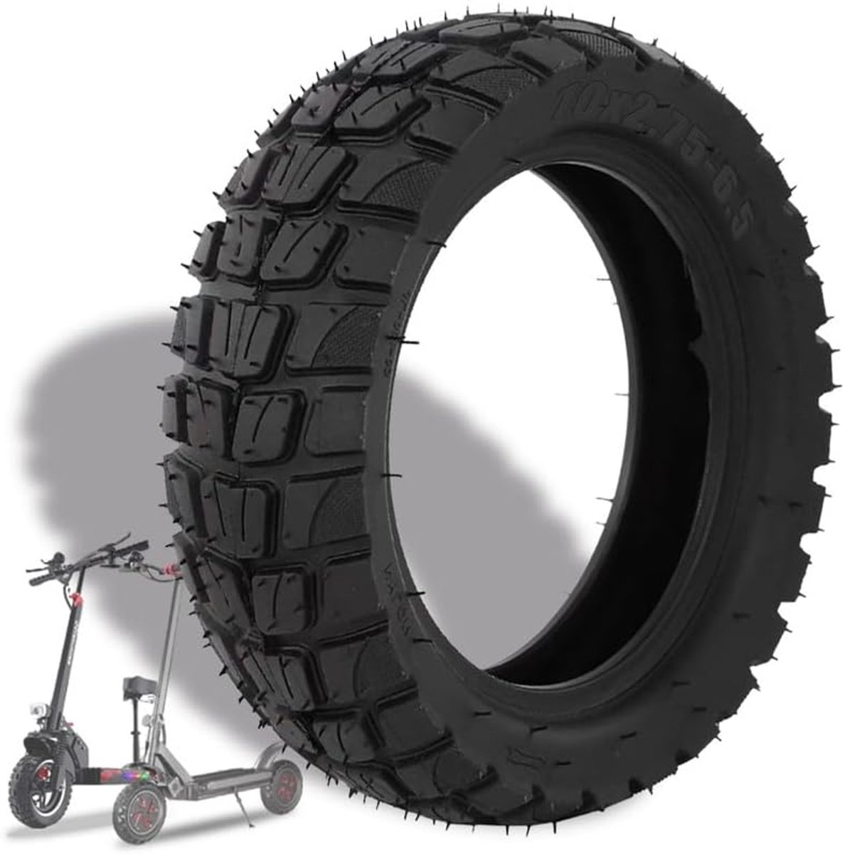 10 x 2,75 inch, vervangbaar 10 x 2,70-6,5, 255 x 70, 70/65-6,5, compatibel met Emove Cruiser, Speedway 5, Dualtron 3, Smartgyro Speedway V2