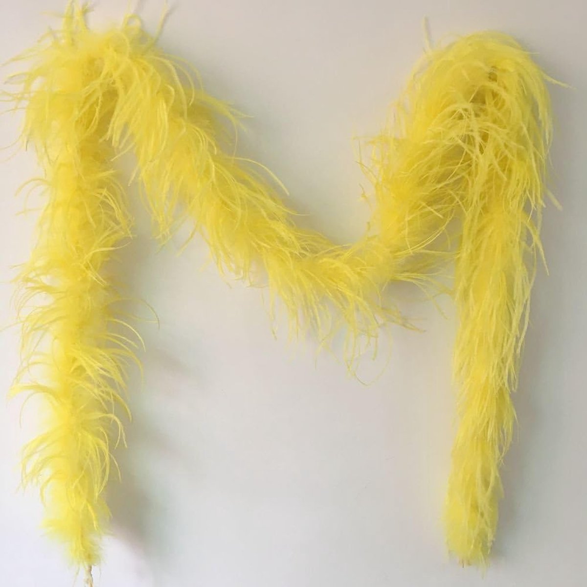 182,9 cm Lengte 1 ply Struisvogelveren Boa voor Bruiloft/Feest Decoratie, Veer Schroot