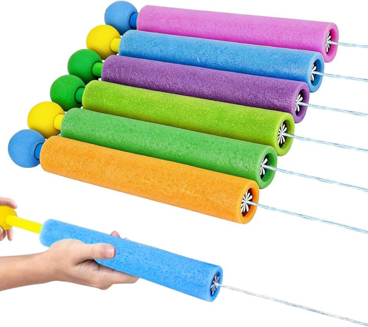 Waterpistool van schuim voor kinderen, waterspatten, zomerspeelgoed, tuin, zwembad, party, cadeautje voor jongens en meisjes, strandspeelgoed voor zwembad, outdoor, tuin