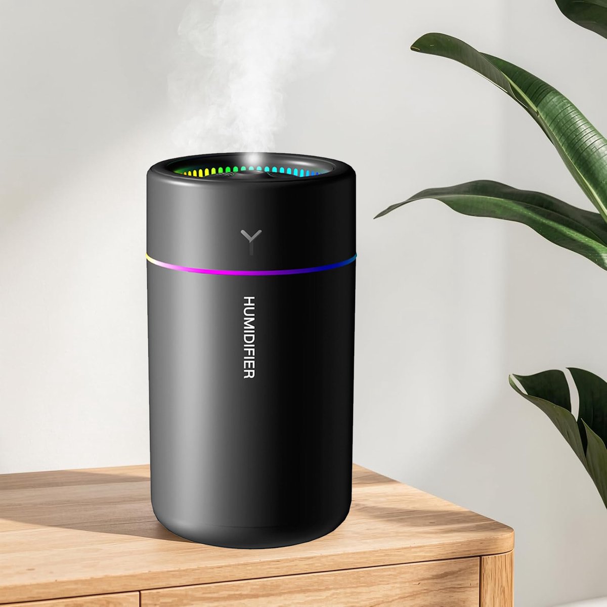 280ml Draagbare Luchtbevochtiger - Ultrasone Luchtbevochtiger Met Koele Mist - Mini Luchtbevochtiger - Dubbele Nevelstanden