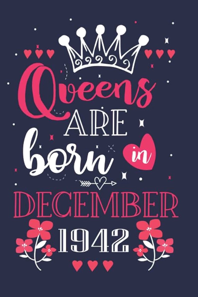 Born in December 1942: 81 st December birthday gifts for women | Motivational quotes | Happy Birthday | December Birthdays| personalized birthday book| personalized birthday gifts for Lovers
