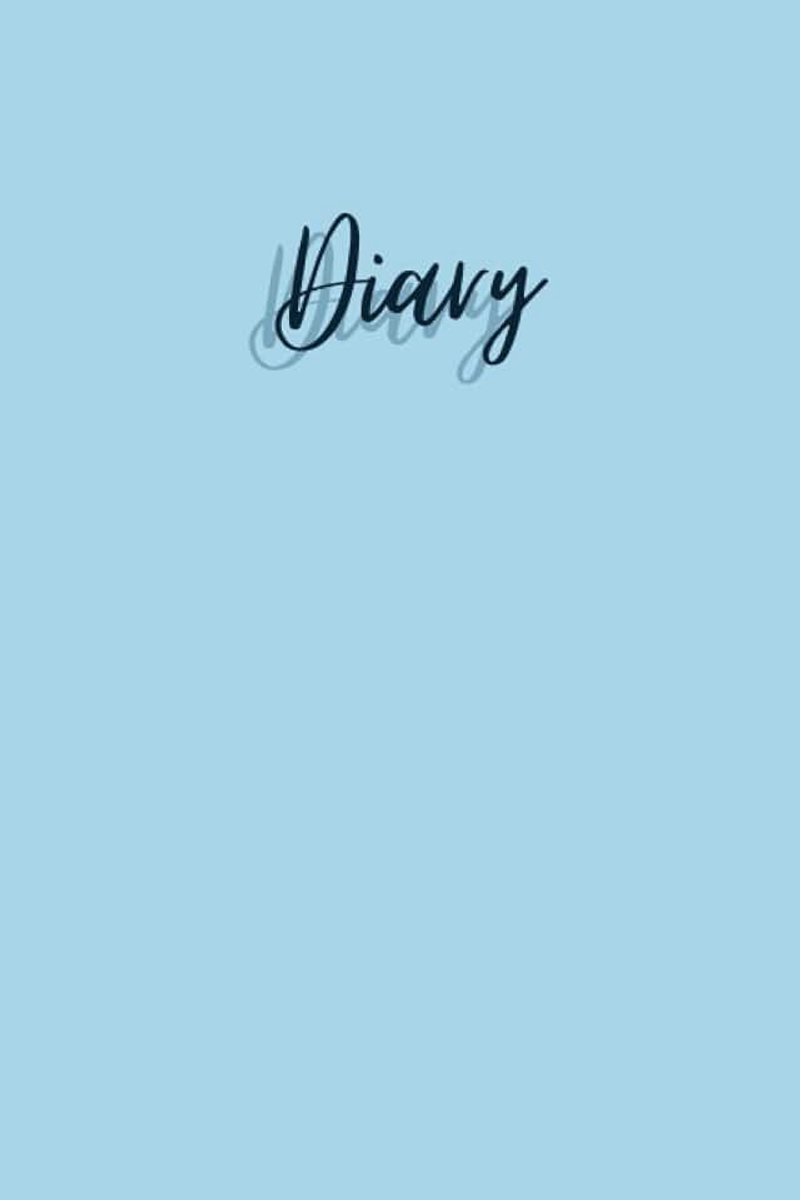 Baby blue diary