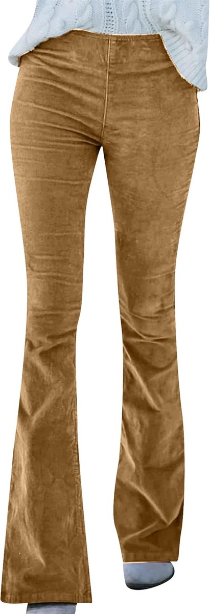 Winter Corduroy Warme Broek Micro-Grote Effen Kleur Broek Casual Veelzijdige Leggings