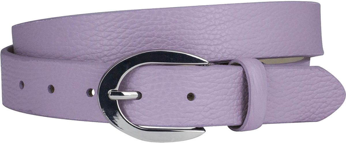 LINDENMANN dames leren riem - lila