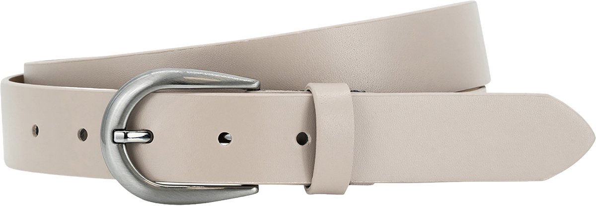 LINDENMANN dames leren riem - taupe