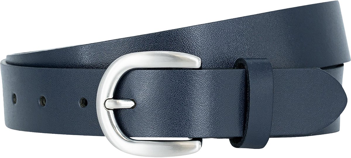 LINDENMANN dames leren riem - marine
