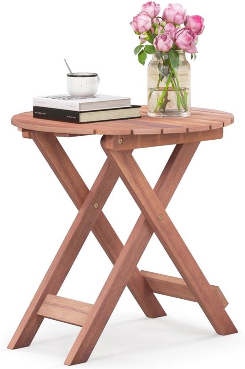 Kleine Tuintafel van Acaciahout - Weerbestendig en Ruimtebesparend