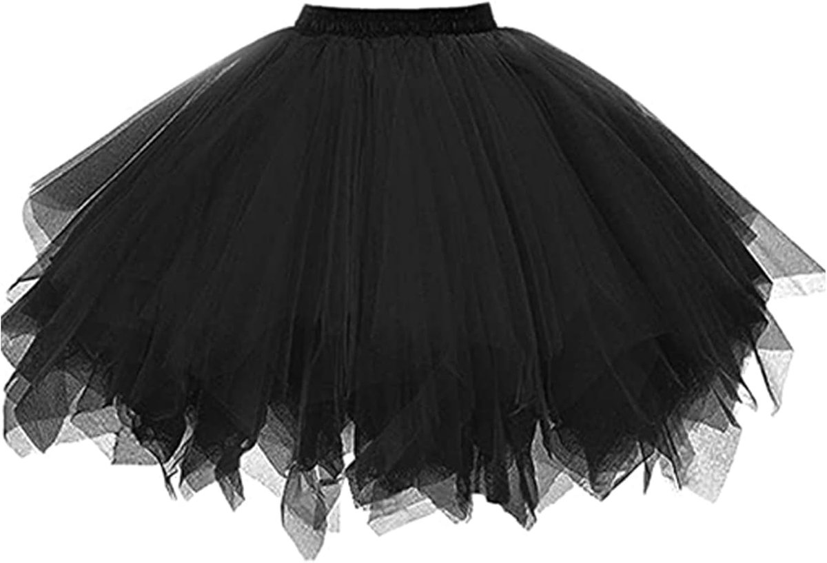 Tutu klassieke rok, ballet, tule rok, petticoat, onderrok, korte jurk,jaren 50, vintage baljurk, elastische dansrok, dansjurk, baljurk, kort, retro party