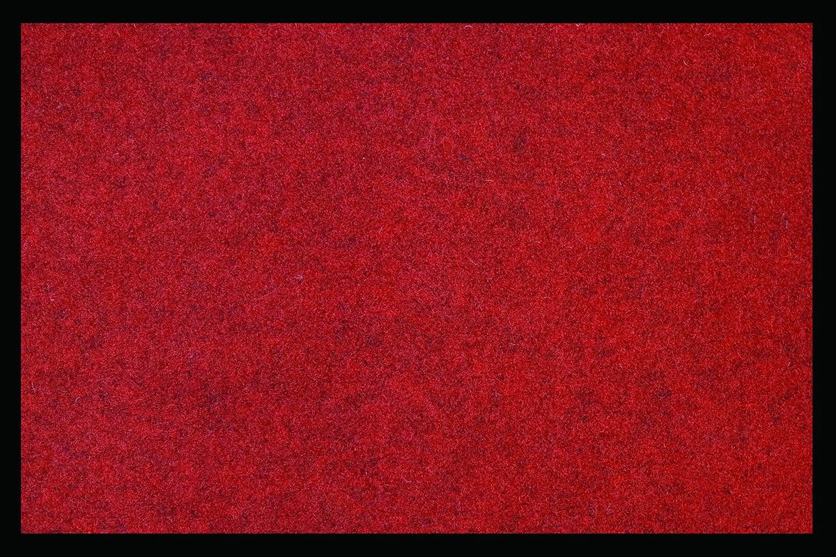 Prima rood, kunstvezels, 40 x 60 x 0,5 cm